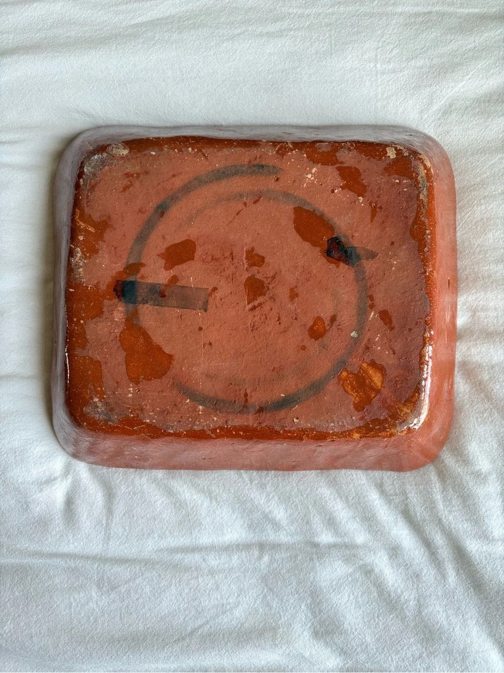 Antique Vintage Handmade Redware